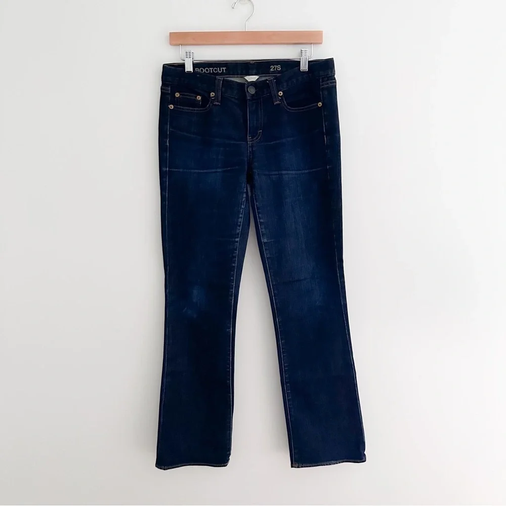 J.Crew Dark Wash Bootcut Jeans Women's Size 27 Short